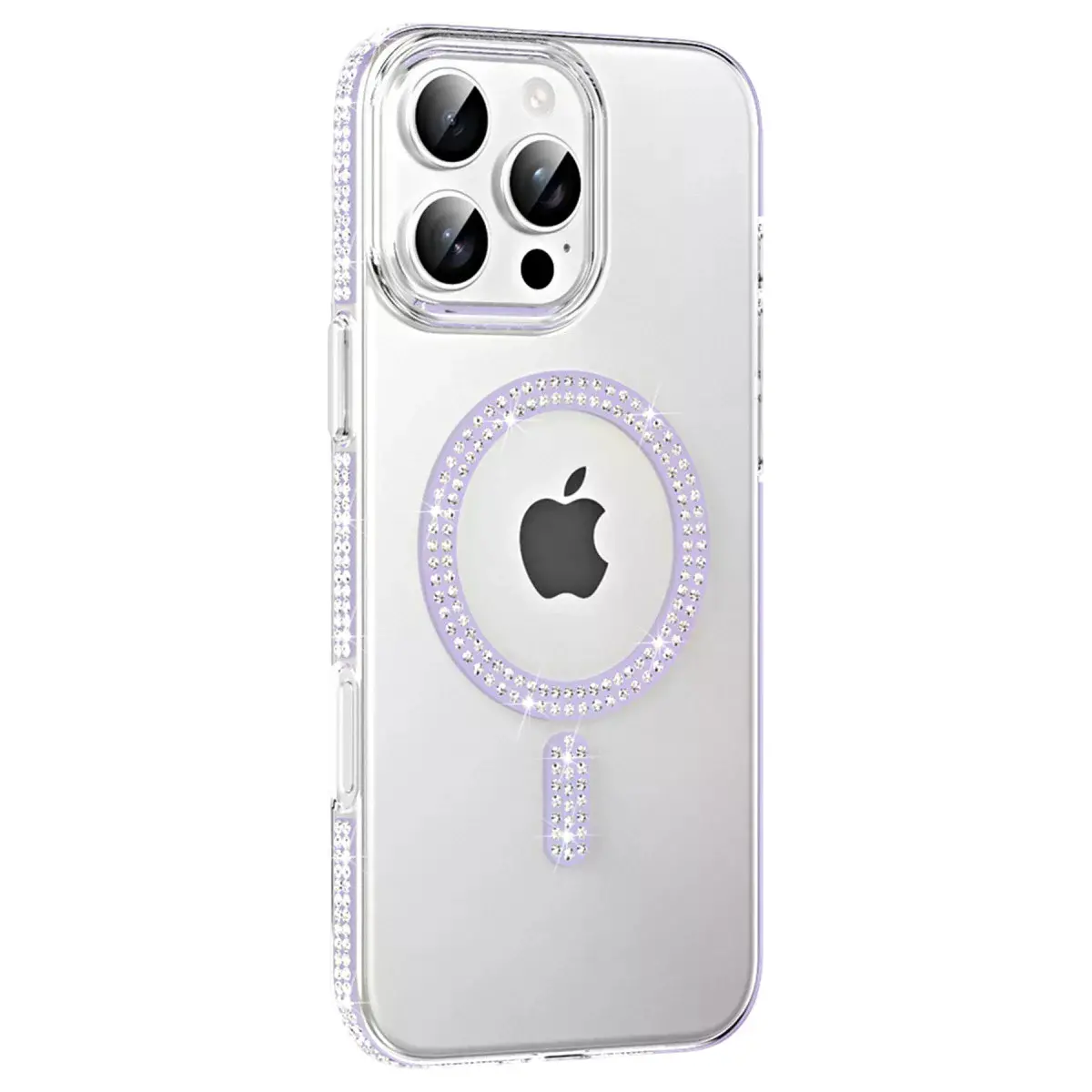 Joko Apple İphone 16 Pro Max Move Taşlı Magsafe Kapak - Lila