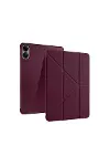 Xiao Red Pad Pro 12.1 Kılıf Kalemlikli Mars Tablet Kılıfı - Mürdüm-2