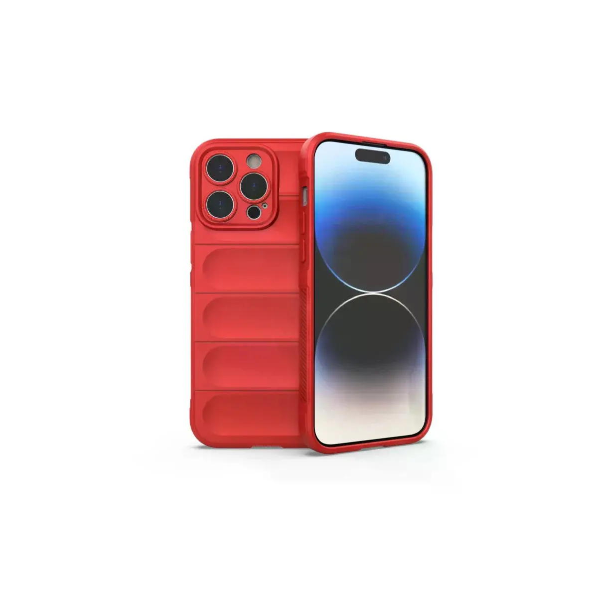 Apple İphone 14 Pro Max Kılıf Optimum Silikon - Kırmızı