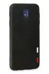 Samsung Galaxy J7 Pro / J730 Kılıf Loop Deri Silikon - Siyah-5