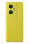 Vivo V29 Lite Kılıf Nano içi Kadife Silikon - Sarı-1