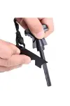 Acil Durum Magnezyum Çubuk Çakmaktaşı Hayatta Kalma Ateş Başlatıcı Çakmak Kiti Düdük Hediyeli-4