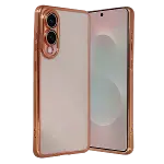 Samsung Galaxy S25 Edge Razer Lensli Silikon - Çöl Titanyum-3