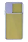 Xiao Red 9T Kılıf Palm Buzlu Kamera Sürgülü Silikon - Lila-3
