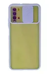 Xiao Red 9T Kılıf Palm Buzlu Kamera Sürgülü Silikon - Lila-1