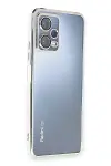 Xiao Red Note 12 Pro 5G Kılıf Razer Lensli Silikon - Gümüş-3