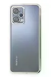Xiao Red Note 12 Pro 5G Kılıf Razer Lensli Silikon - Gümüş-2