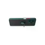 Realme C53 Kılıf Montreal Yüzüklü Silikon Kapak - Yeşil-3
