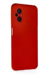 Xiao Poco M5 Kılıf Nano içi Kadife Silikon - Kırmızı-3