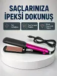 Profesyonel İyon Teknolojili Saç Düzleştirici – 220°C Hızlı Isınma ve LED Ekranlı Tasarım-1