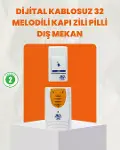 Kablosuz Kapı Zili Ev ve Ofis İçin Konforlu Çözüm-1