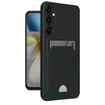 Samsung Galaxy A55 5G Kılıf Kelvin Kartvizitli Silikon - Siyah-3