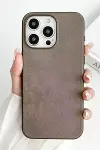 Apple iPhone 15 Pro Kılıf Karen Magsafe Kapak - Kahverengi-1