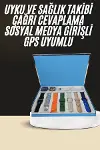 7 Kordonlu Uni Akıllı Saat Çoklu Kordon Seçeneği Amoled Ekran-2