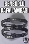 Kafa Lambası Kamp Lambası Led Işık Şarjlı Ayarlanabilir-1
