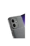 Oppo A5 Pro 4g Kılıf Auto Focus Karbon Kapak - Gri-7