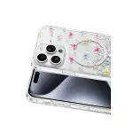 Onegif Apple İphone 14 Pro Max sk Simli Magsafe Kapak - Desen 4-2
