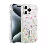 Onegif Apple İphone 14 Pro Max sk Simli Magsafe Kapak - Desen 4-1