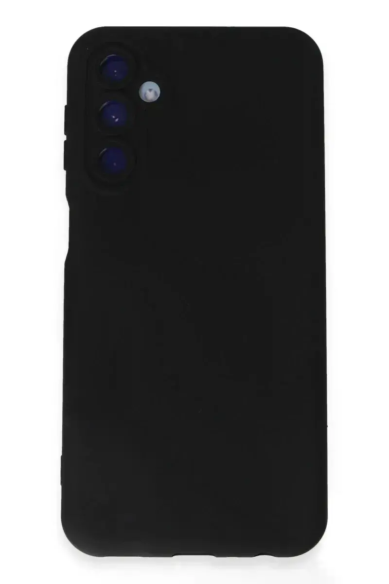 Samsung Galaxy M14 5G Kılıf Nano içi Kadife Silikon - Siyah