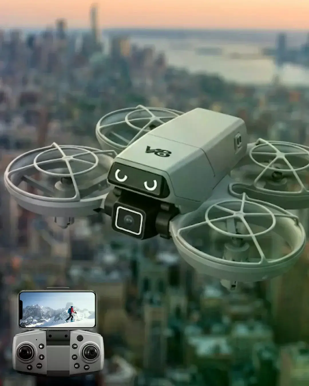 APP Kontrollü Kameralı Mini Drone Headless Mod Özellikli