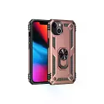 Apple iPhone 14 Plus Kılıf Sofya Yüzüklü Silikon Kapak - Rose-6
