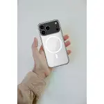 Apple İphone 17 Pro Kılıf Magneticsafe Şeffaf Silikon - Şeffaf-7