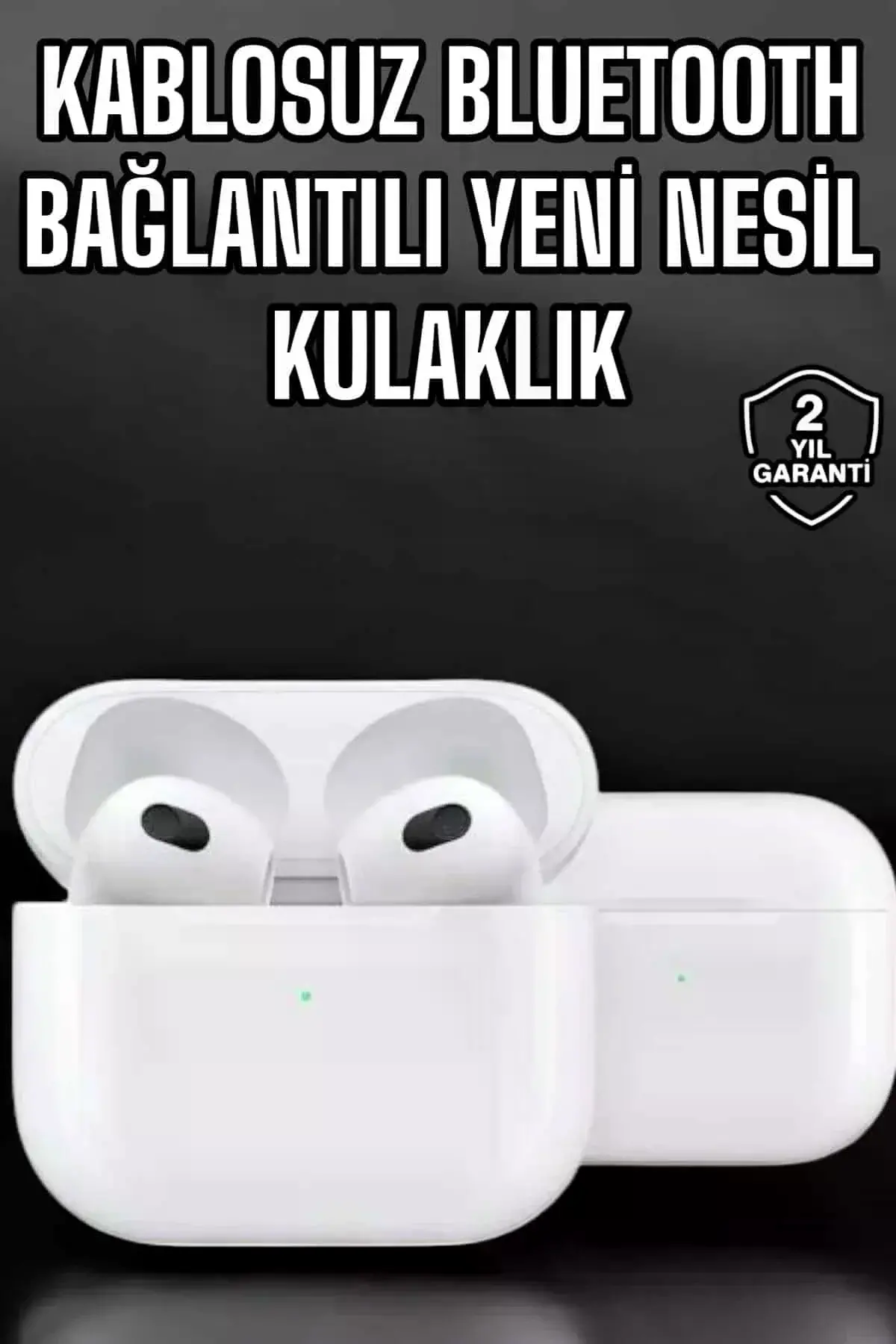 Bluetooth Kulaklık 3.Nesil Kablosuz Uzun Pil Ömrü Dokunmatik Kontrol