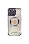 Apple iPhone 12 Pro Max Kılıf Prag Magneticsafe Kapak - Derin Mor-1
