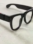 Siyah Akıllı Kamera Gözlüğü 8 MP Fotoğraf Video Çekimli AI Görüntü Tanıma Çoklu Dil Çeviri Bluetooth-4