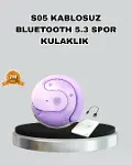 Bluetooth 5.3 S05 Kablosuz Kulaklık IPX4 Spor Uyumlu Suya Dayanıklı Stereo-1