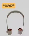 USB Şarjlı Katlanabilir Mini Boyun Fanı 1–3 Saat Kullanım-4