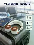 USB Şarjlı Katlanabilir Mini Boyun Fanı 1–3 Saat Kullanım-2