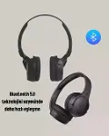Ayarlanabilir Baş Bantlı Kablosuz Kulak Üstü Kulaklık-4