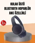 Ayarlanabilir Baş Bantlı Kablosuz Kulak Üstü Kulaklık-1