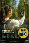 4k Çantalı Dijital Retro Video Kamera 48mp 16x Zoom Işıklı (32gb) Kart Dijital Fotoğraf Makinesi Mav-7