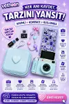 4k Çantalı Dijital Retro Video Kamera 48mp 16x Zoom Işıklı (32gb) Kart Dijital Fotoğraf Makinesi Mav-1