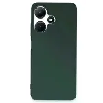 İnfinix Hot 30i Kılıf First Silikon - Koyu Yeşil-5