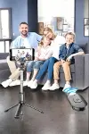 Kumandalı Tripod Telefon Tutucu Selfie Çubuğu 360 Derece Dönebilen-1