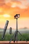 Kumandalı Tripod Telefon Tutucu Selfie Çubuğu 360 Derece Dönebilen-7