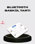 Akıllı Dijital Baskül – Bluetooth Bağlantılı, 8 Ölçüm Verili, Akıllı Vücut iz Tartısı-1