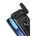 Apple İphone 17 Air Pars Lens Yüzüklü Silikon - Siyah-3