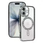 Apple İphone 17 Joke Simli Magneticsafe Kılıf - Gümüş-1