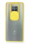 Xiao 10T Lite Kılıf Palm Buzlu Kamera Sürgülü Silikon - Sarı-1