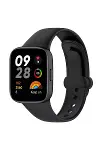 Xiao Red Watch 3 Origin Silikon Kordon - Siyah-2