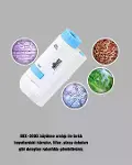 Taşınabilir Mini kroskop LED Işıklı 80X–200X Büyütmeli ve Odak Ayarlı-3
