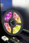 5 Metre Şerit Led RGB Işıklı Kumandalı Güç Adaptörü Her Ortama Uygun-7