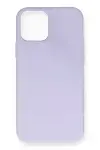 Apple iPhone 12 Pro Max Kılıf Nano içi Kadife Silikon- Lila-1