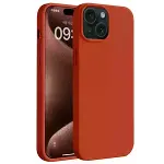 Apple iPhone 15 Plus Kılıf First Silikon - Kırmızı-2