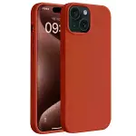 Apple iPhone 15 Plus Kılıf First Silikon - Kırmızı-3
