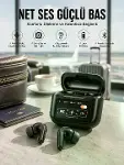 Yeni Nesil Bluetooth Kulaklık Ekranlı Yüksek Ses Kaliteli Uzun Şarj Süreli-1